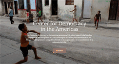 Desktop Screenshot of democracyinamericas.org