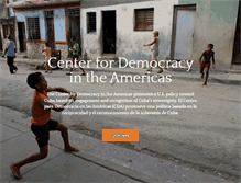 Tablet Screenshot of democracyinamericas.org